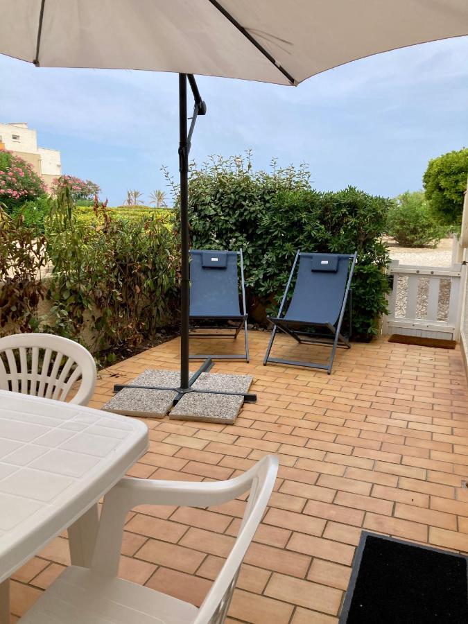 Le Grand Large 3 Pieces En Rez De Jardin, Avec Terrasse Et Acces Direct A La Plage A Pied Le Barcarès Exterior foto